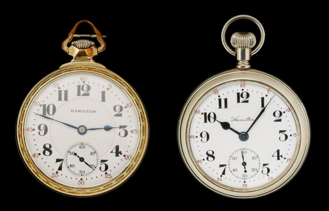 HAMILTON 992B DISPLAY BACK WATCH PLUS ANOTHER (1 of 15)