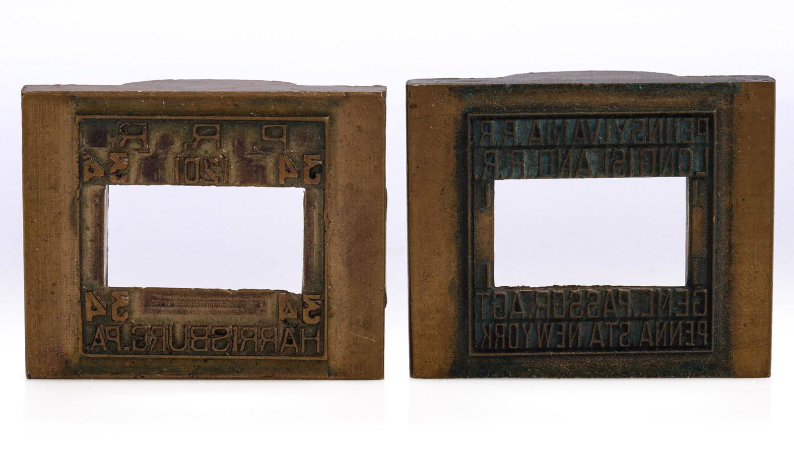 PENNSYLVANIA RR & LONG ISLAND RR VALIDATOR DIE (1 of 5)