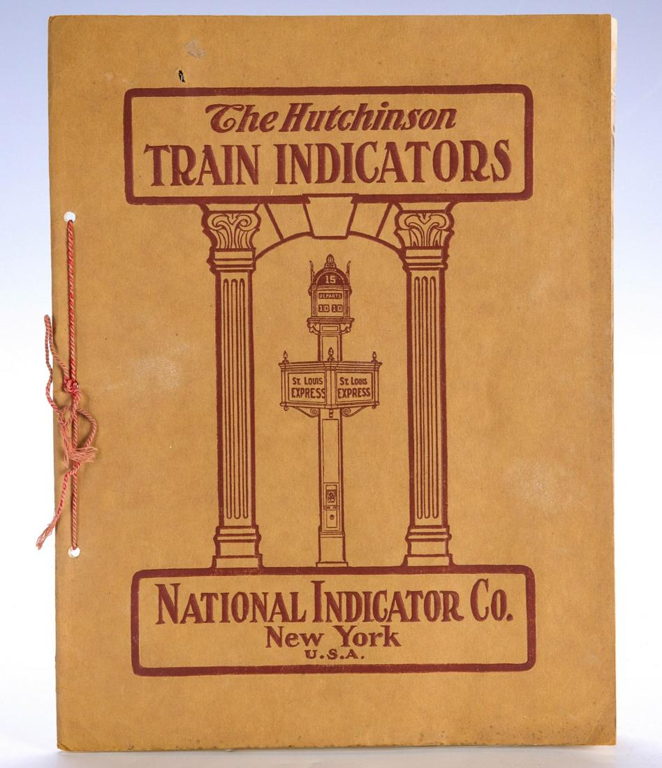 A TRAIN INDICATORS TRADE CATALOGUE CIRCA 1930 (1 of 9)