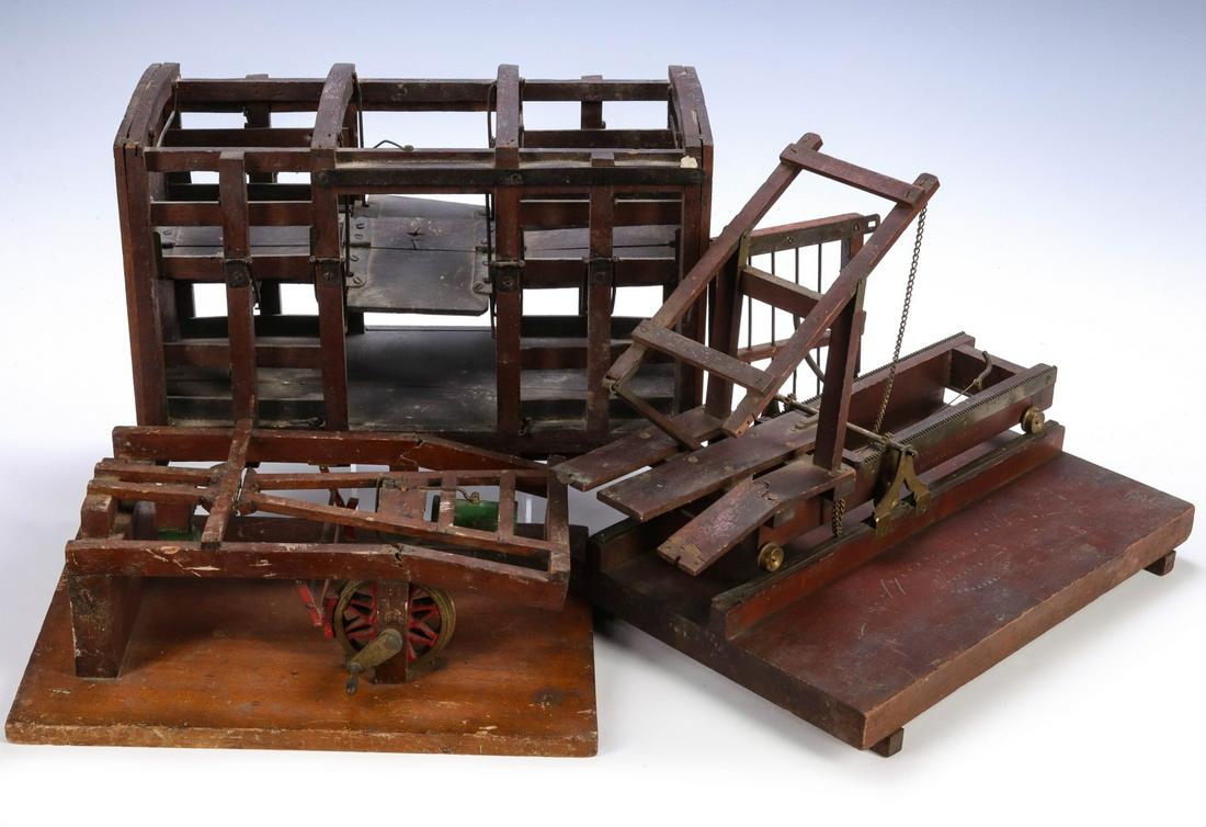 THREE 19TH CENTURY PATENT MODELS - AS FOUND (1 of 14)