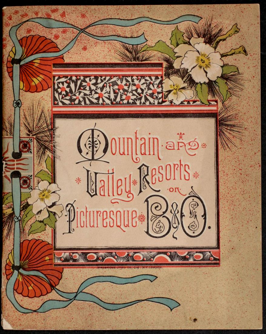 FIVE 1880s BALTIMORE & OHIO SUMMER TOUR BOOKS (1 of 19)