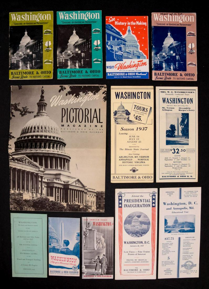 A LARGE COLLECTION OF B & O RAILROAD EPHEMERA (36): We happily provide seamless in-house packing and shipping services on nearly everything we sell. Until further notice, we cannot offer international shipping in-house.