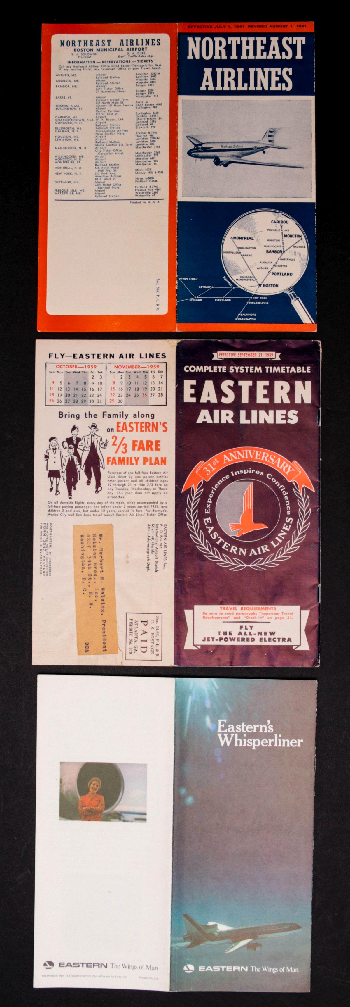 MID TO LATE 20C. AIRLINE TRAVEL EPHEMERA (49PCS) (1 of 16)
