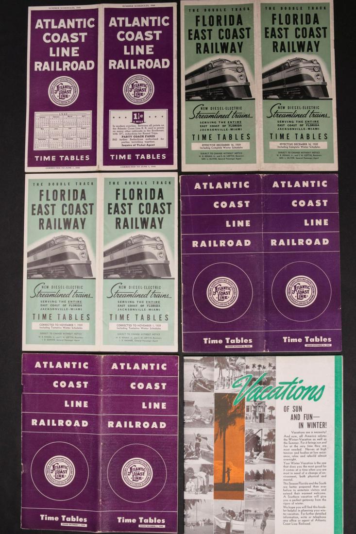 COLLECTION OF ATLANTIC COAST LINE RR EPHEMERA (17) (1 of 10)