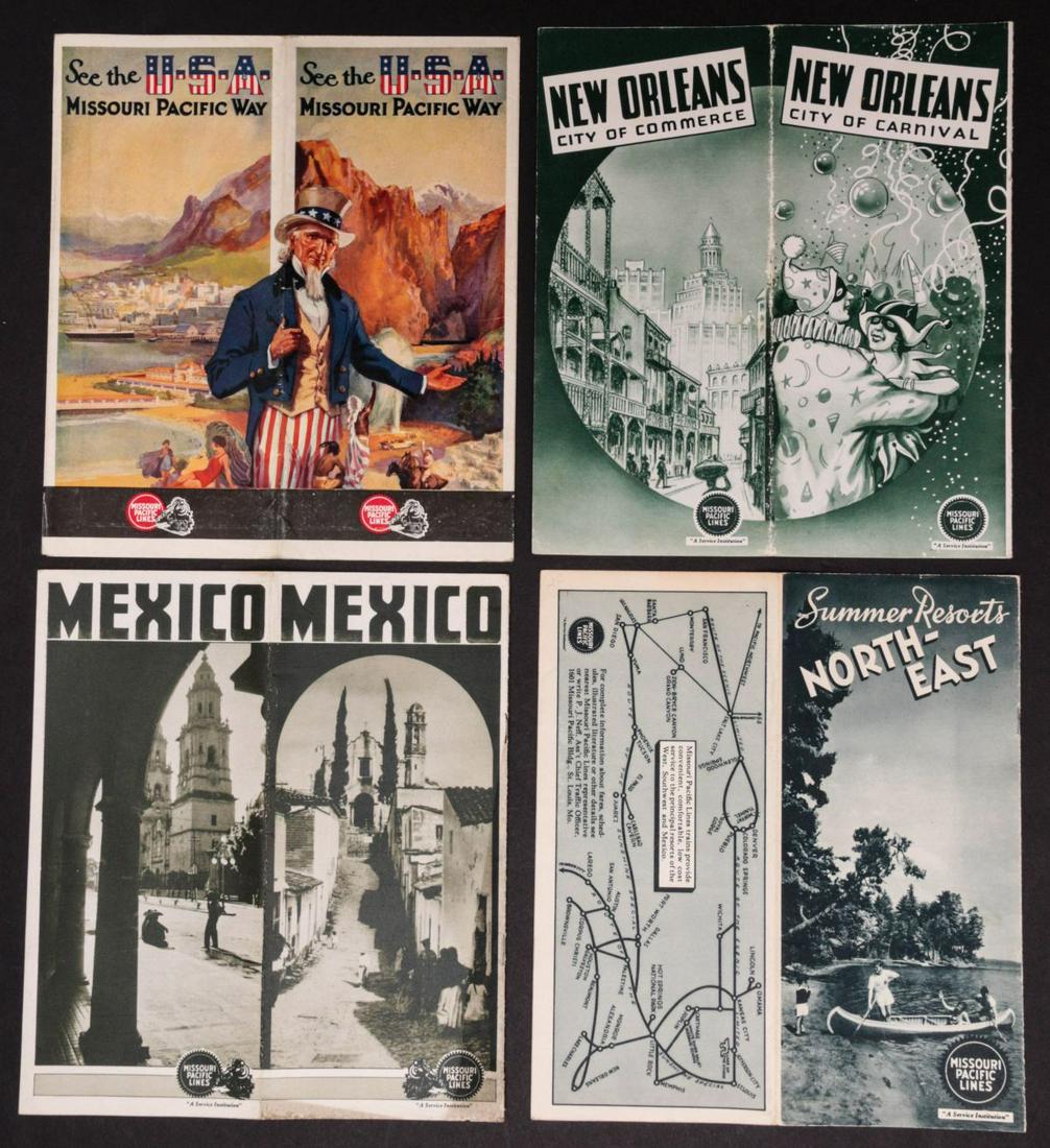 22 PCS OF MISSOURI PACIFIC RAILROAD EPHEMERA (1 of 11)