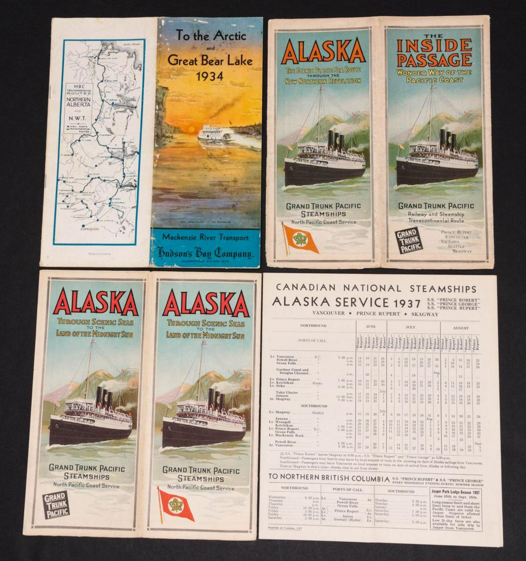 A COLLECTION OF 1930s STEAMSHIP TRAVEL TO ALASKA (1 of 8)