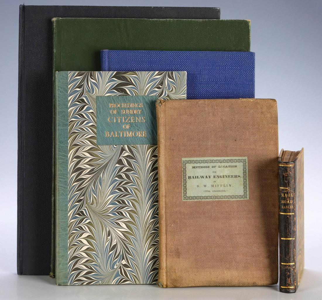 B&O RR AND BALTIMORE SUBJECT BOOKS 1827-1947 (1 of 16)