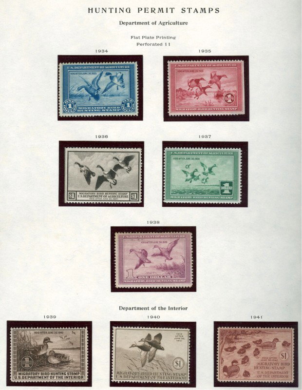 A FINE COMPLETE DUCK STAMP SET 1934-1983