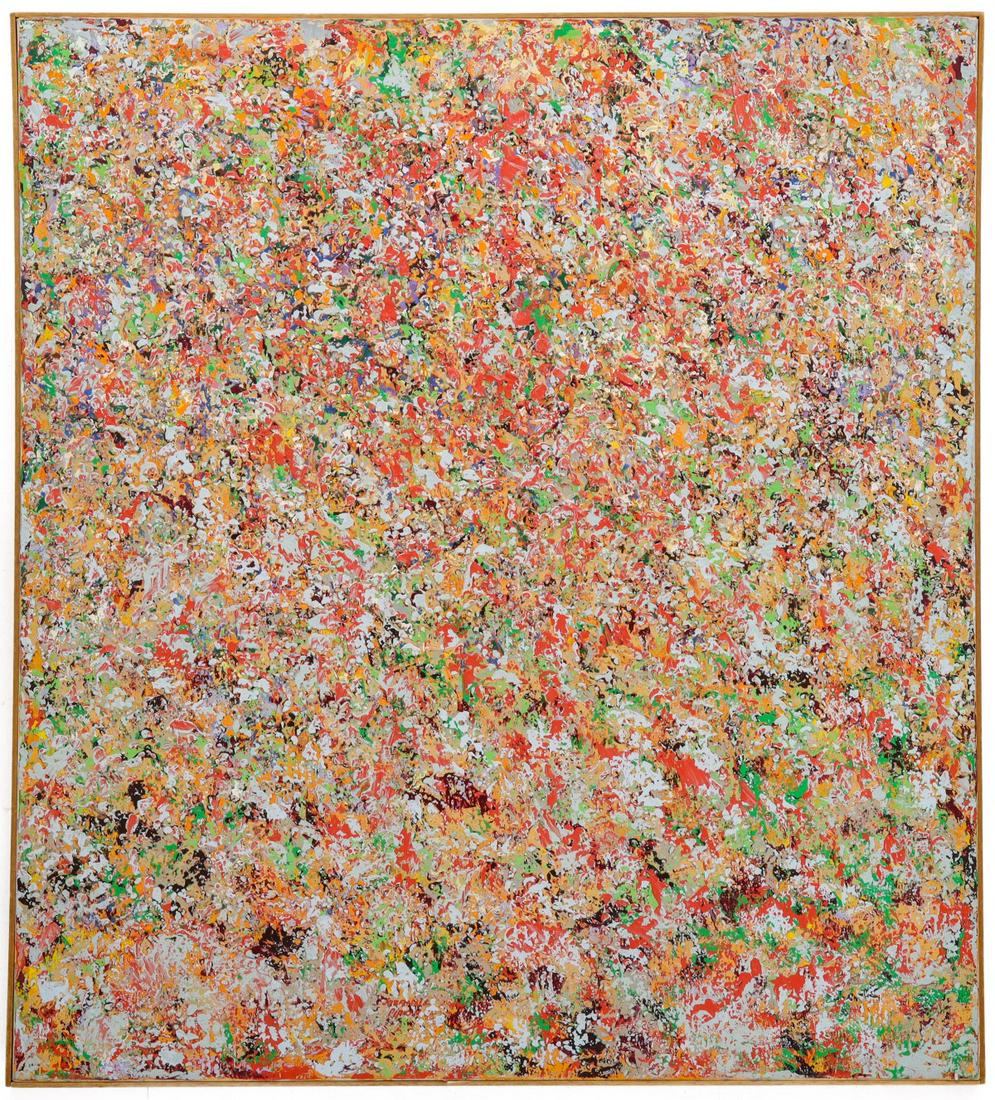 SUZANNE PIPKIN (B. 1938) LAYERED ACRYLIC ON CANVAS (1 of 12)