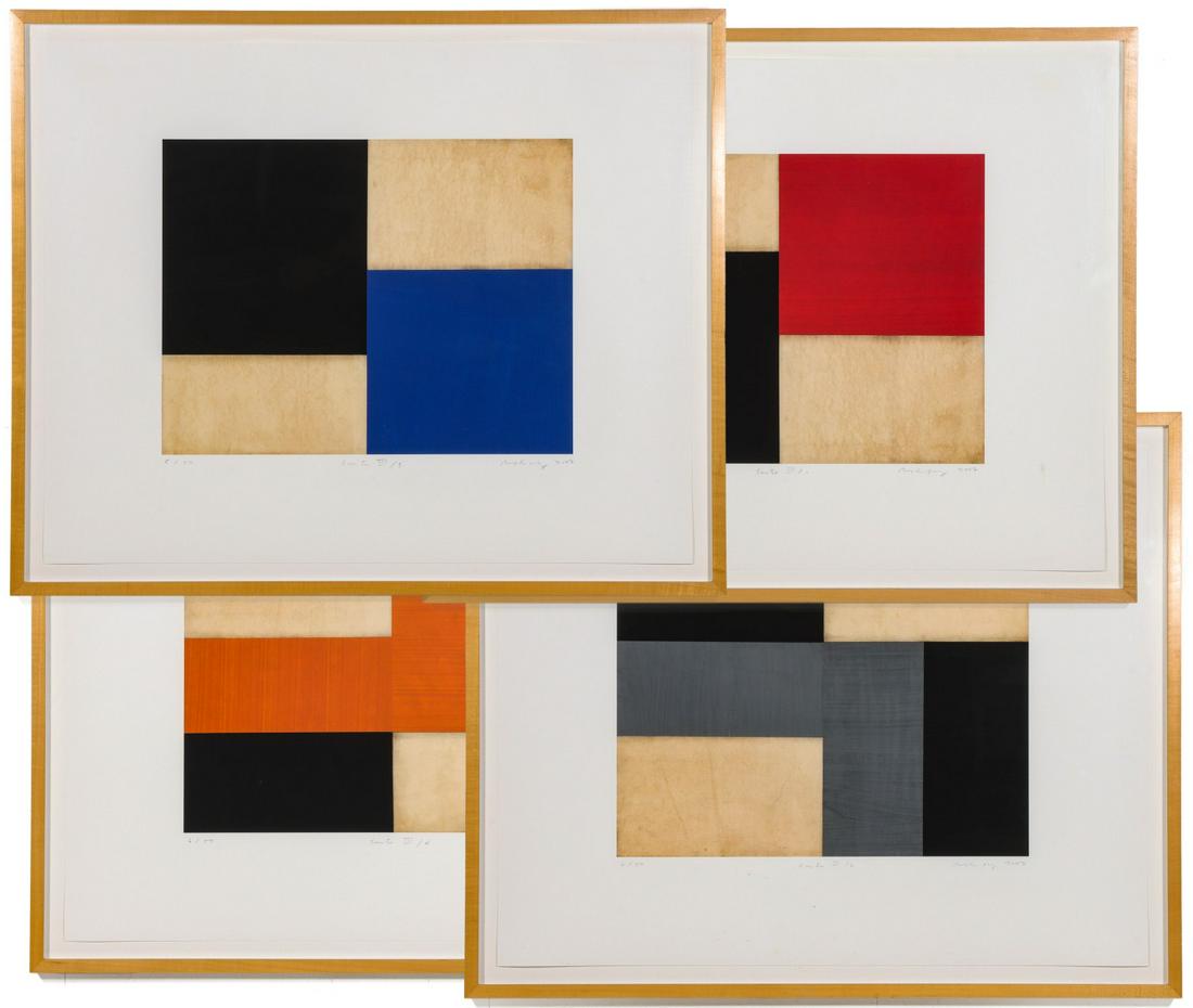 ROBERT KELLY (B 1956) NOCTURNE SUITE (4 PRINTS): Robert Kelly (Born 1956) 2007 The collection of four pigment ink prints from the Nocturne Suite Series, each titled and issued as follows: 1. Nocturne Suite 3 #1, numbered 5 from an edition of 50 prin