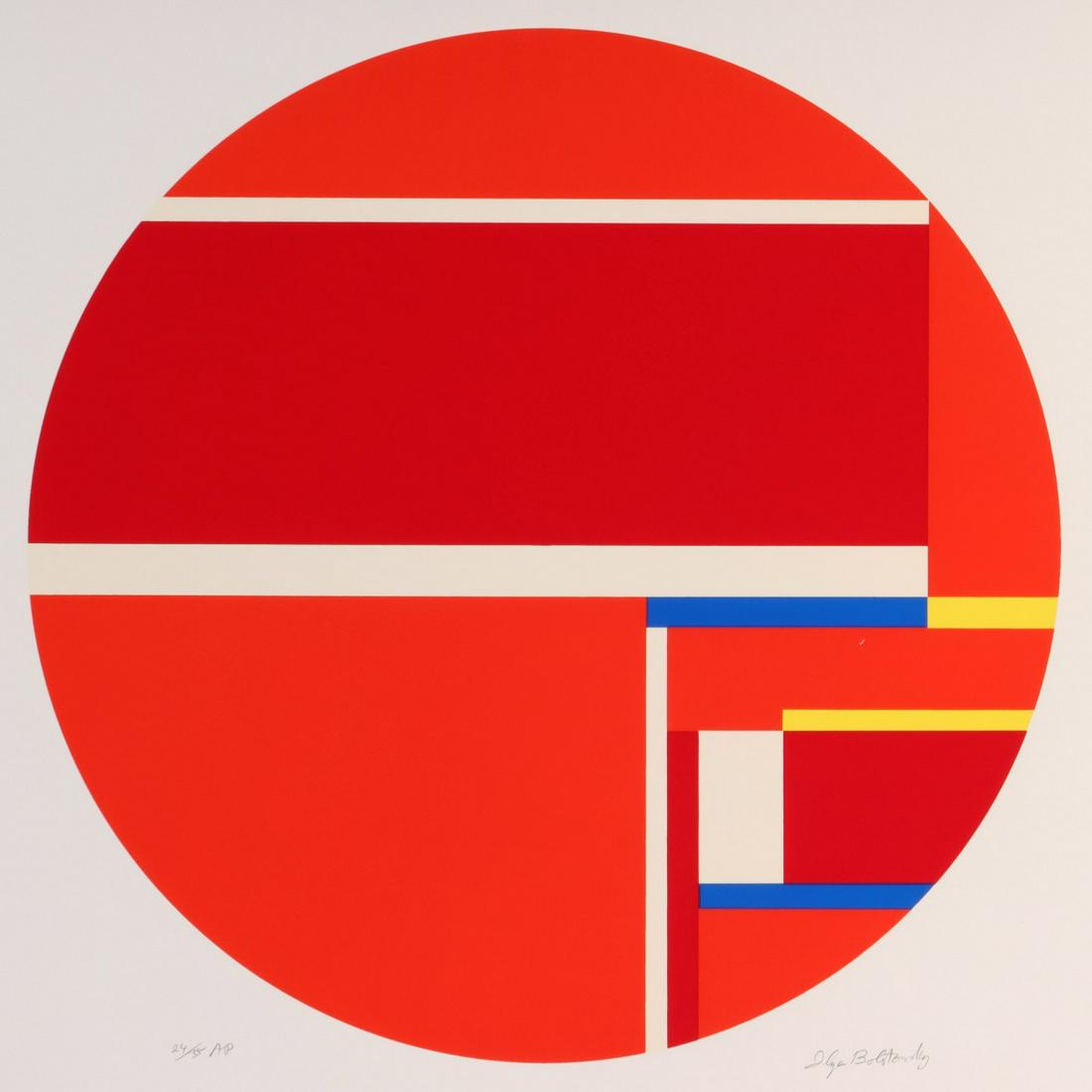 ILYA BOLOTOWSKY (1907-1981) PENCIL SIGNED SERIGRAPH (1 of 10)