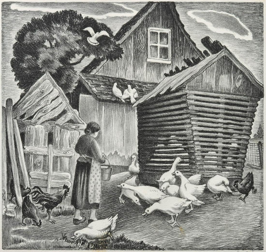 MABEL DWIGHT (1876-1955) PENCIL SIGNED LITHOGRAPH (1 of 11)