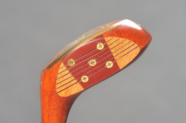 A CLEVELAND CLASSIC BN 68.3 DRIVER NO. 3: Number 3 driver with Cleveland Classic sole, stamped 'Oil Hardened, BN 68.3' and engraved Byron Nelson signature on top.