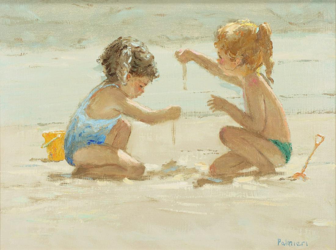 FRANK PALMIERI (1922-2017) OIL ON ARTIST'S BOARD (1 of 11)