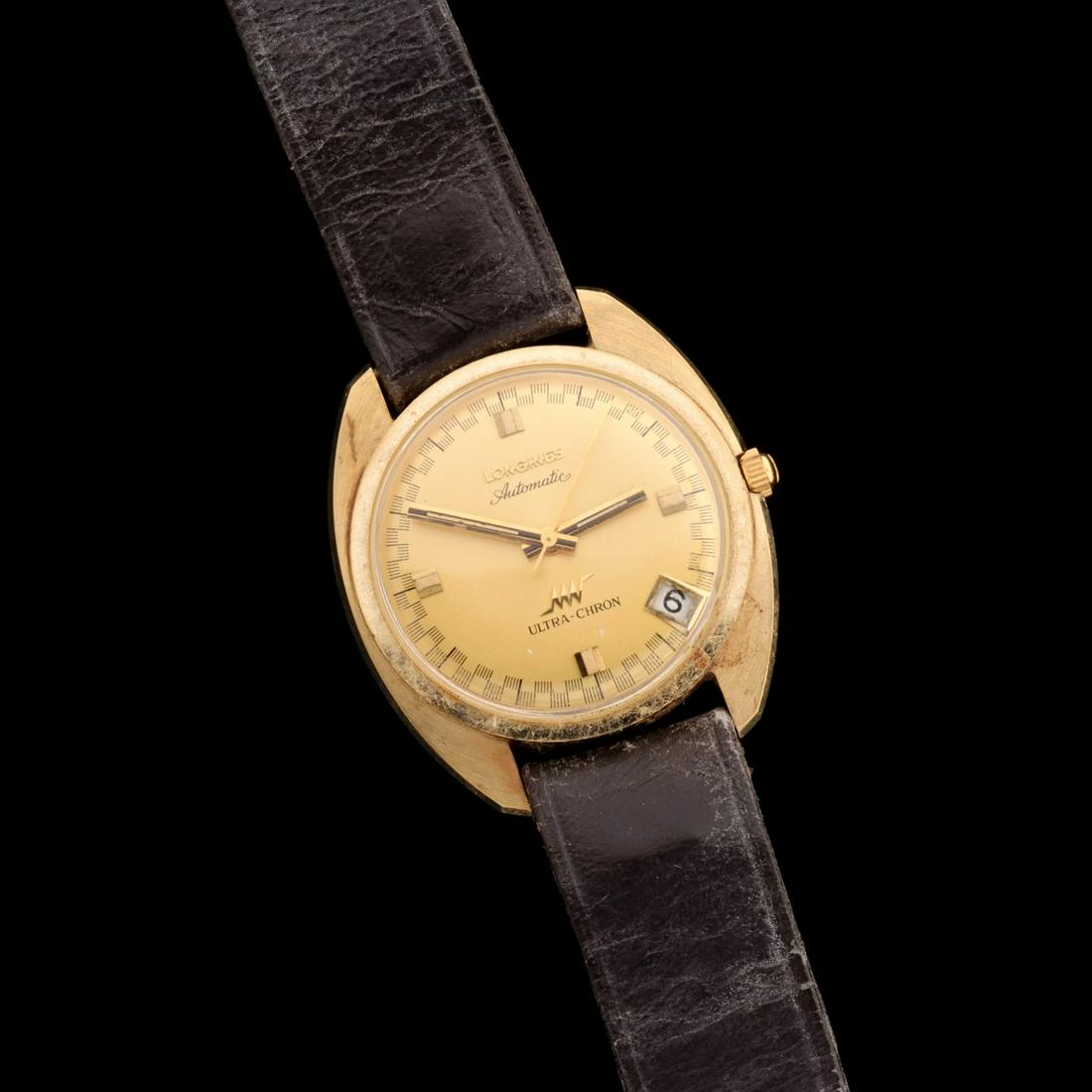 A LONGINES 14K ULTRA-CHRON AUTOMATIC WRIST WATCH (1 of 12)