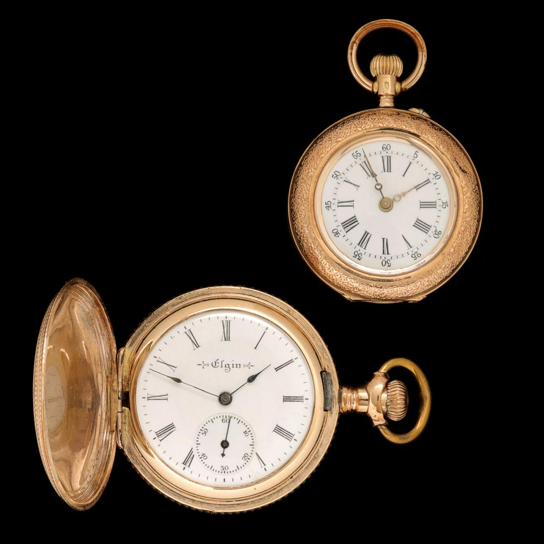 TWO ANTIQUE LADIES LAPEL WATCHES (1 of 20)