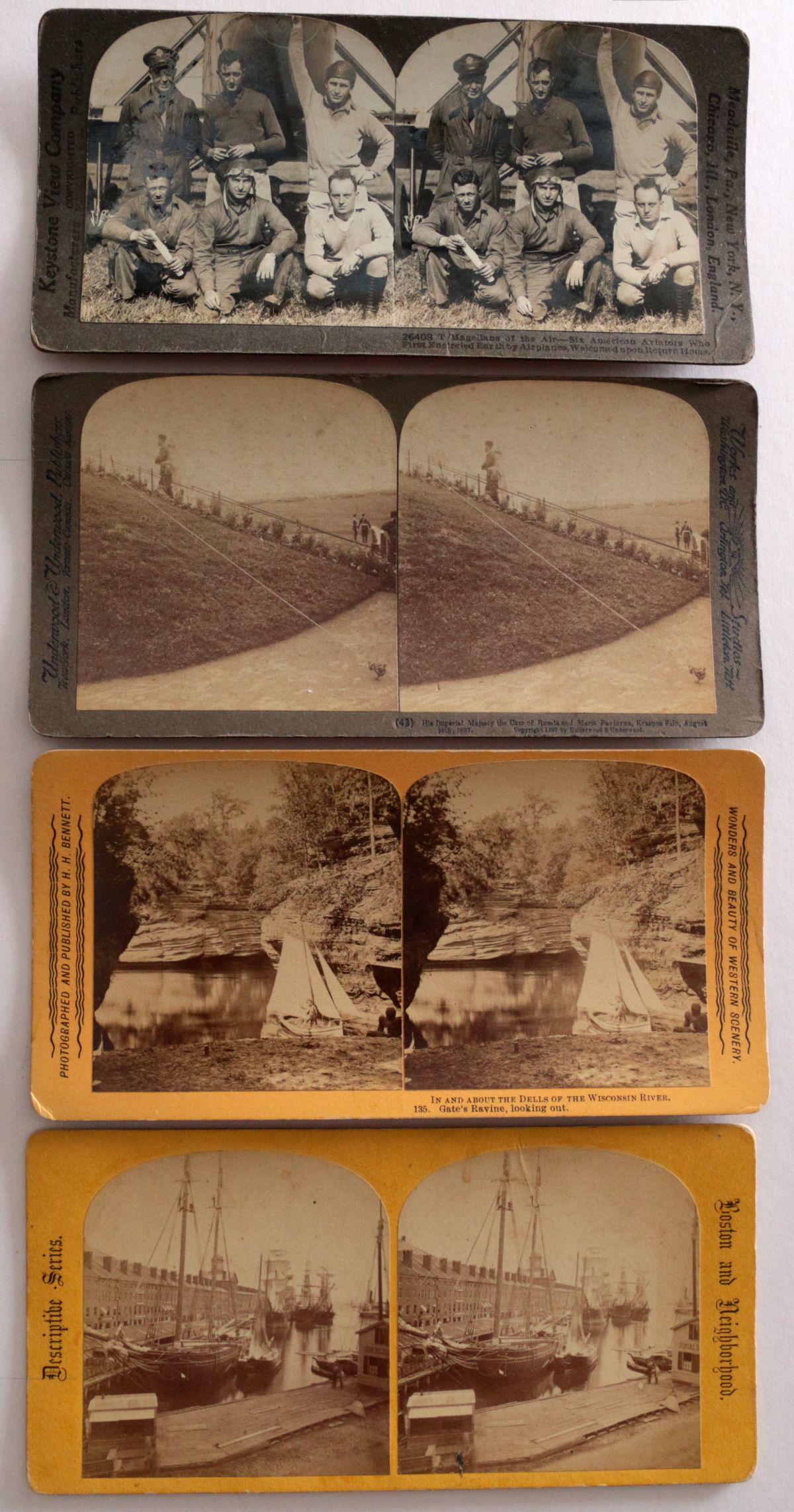 ELEVEN VARIOUS REAL PHOTO STEREO VIEWS (1 of 8)