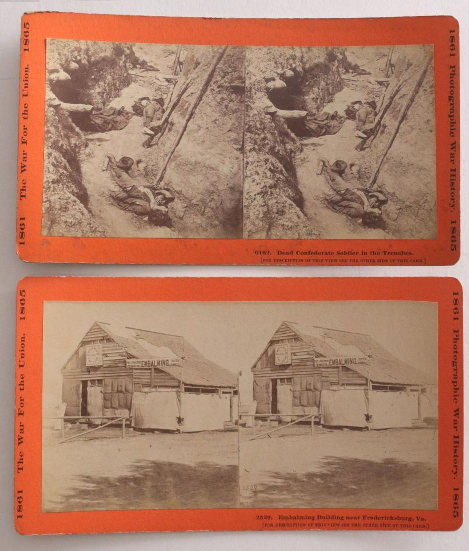 TWO TAYLOR & HUNTINGTON CIVIL WAR STEREOVIEWS (1 of 2)