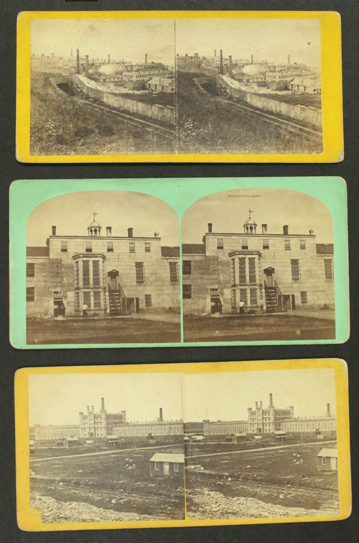 SEVEN REAL PHOTO STEREO VIEWS OF PRISONS AND CONVICTS: The collection as shown. We happily provide seamless in-house packing and shipping services on nearly everything we sell. Until further notice, we cannot offer international shipping in-house.