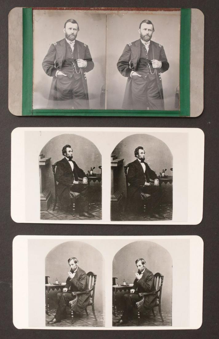 PRESIDENTS GRANT AND LINCOLN (1980) STEREO VIEWS (1 of 6)