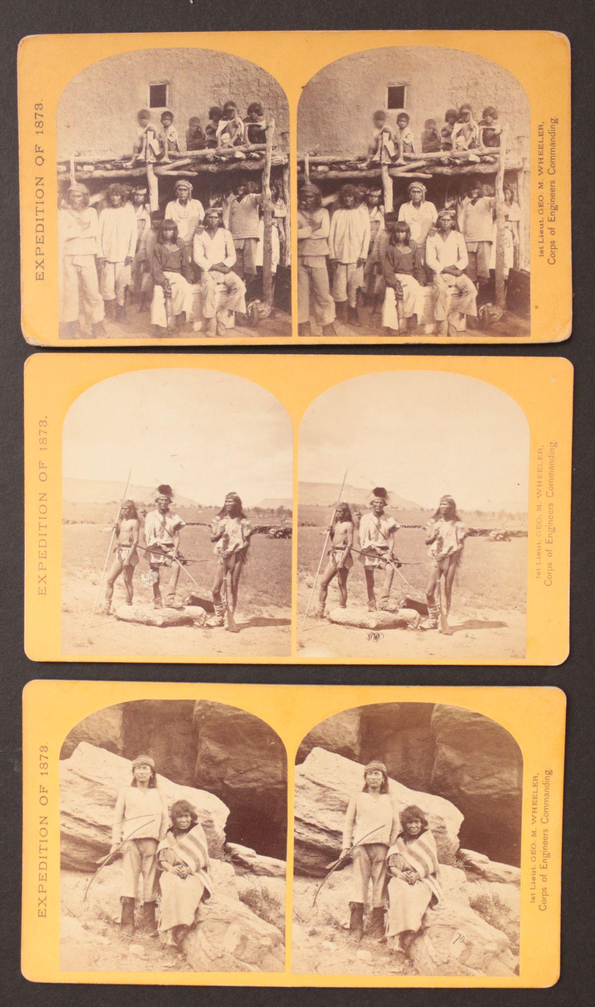 EXPEDITION OF 1878 NATIVE AMERICAN STEREO VIEWS (1 of 2)