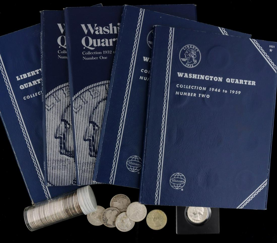 STANDING LIBERTY & WASHINGTON QUARTERS, $27.50 FACE (1 of 19)