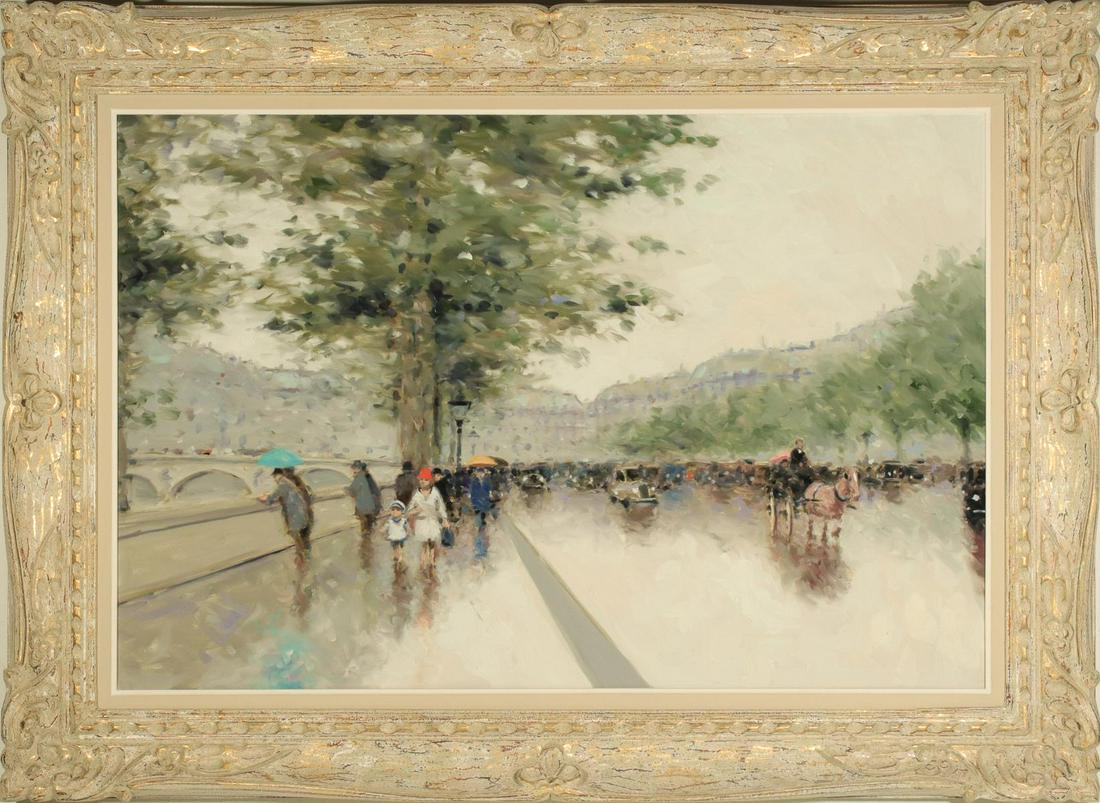 ANDRE GISSON (1921-2003) OIL ON CANVAS (1 of 16)