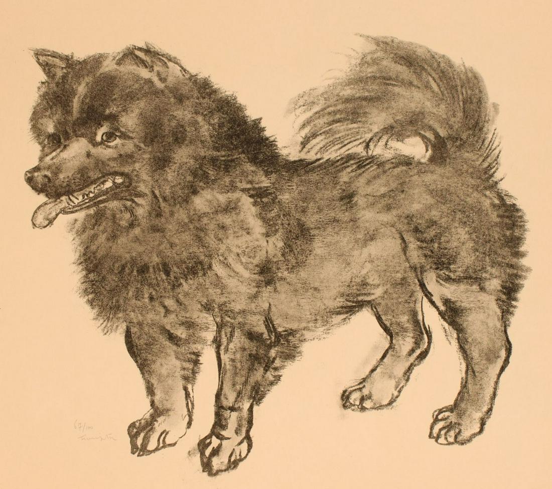 LEONARD FOUJITA (1886-1968) PENCIL SIGNED LITHOGRAPH (1 of 11)