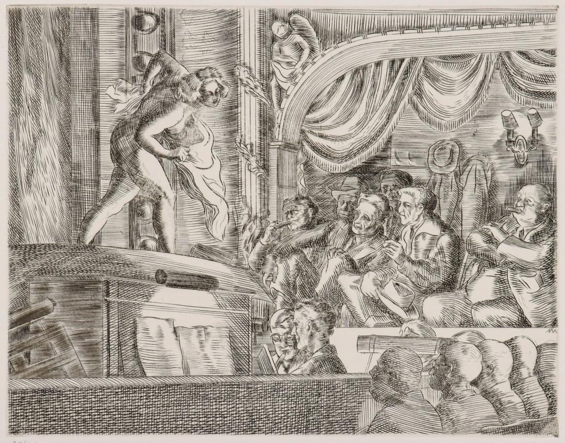 REGINALD MARSH (1898-1954) ETCHING FOR THE WHITNEY (1 of 14)