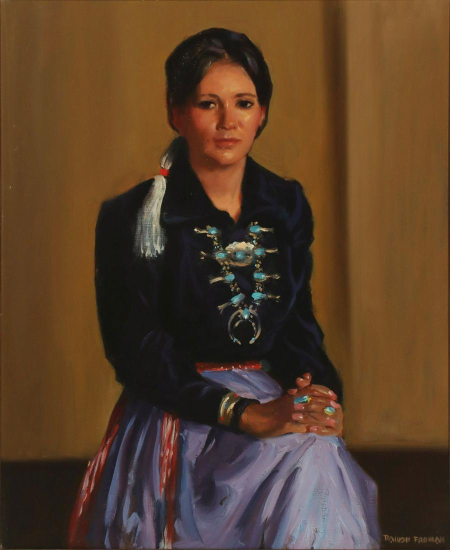 RAMON FROMAN (1908-1980) OIL ON CANVAS (1 of 10)