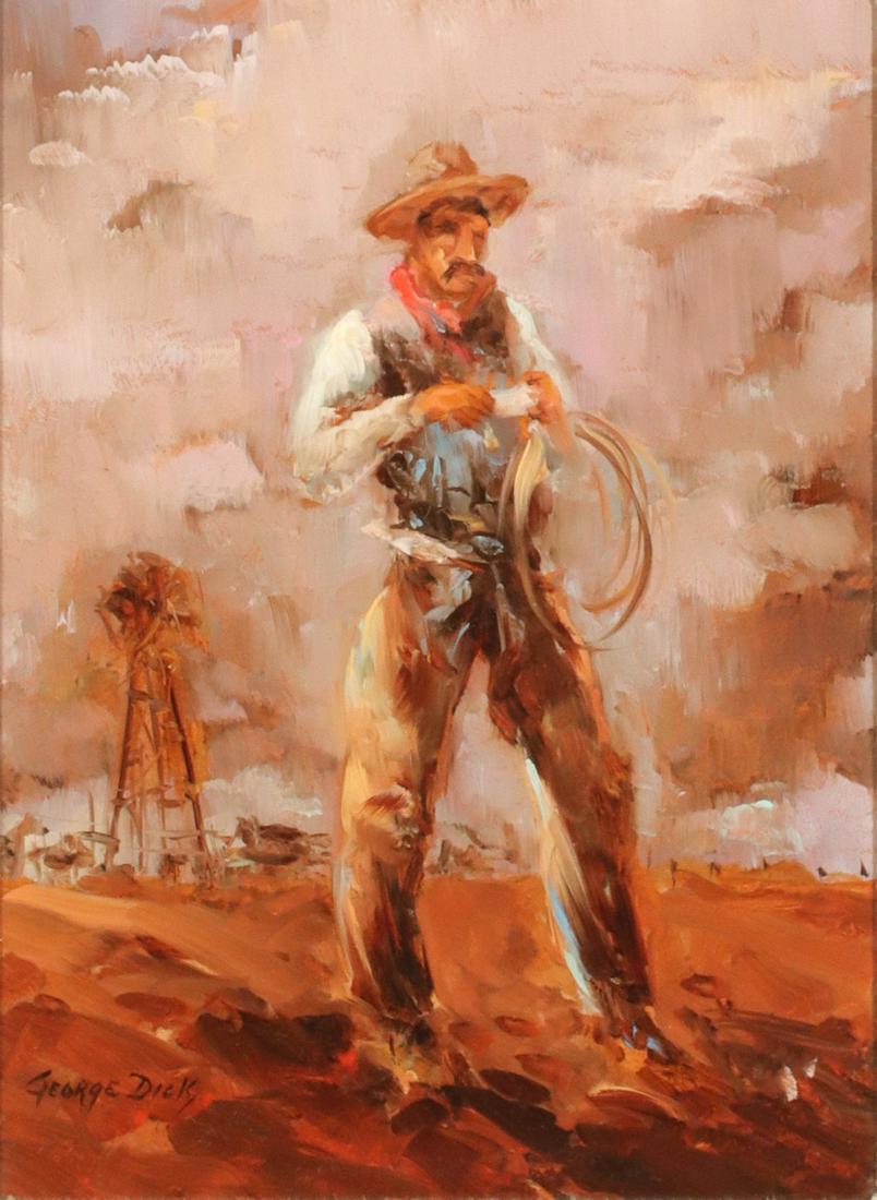 GEORGE DICK (1916 - 1978) OIL ON ARTIST'S BOARD (1 of 9)