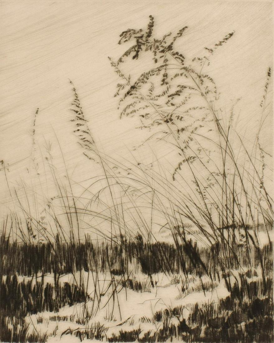 LYMAN BYXBE (1886-1980) PENCIL SIGNED ETCHING (1 of 11)