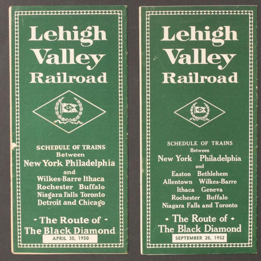A LOT OF LEHIGH VALLEY TRAIN TRAVEL EPHEMERA (1 of 8)