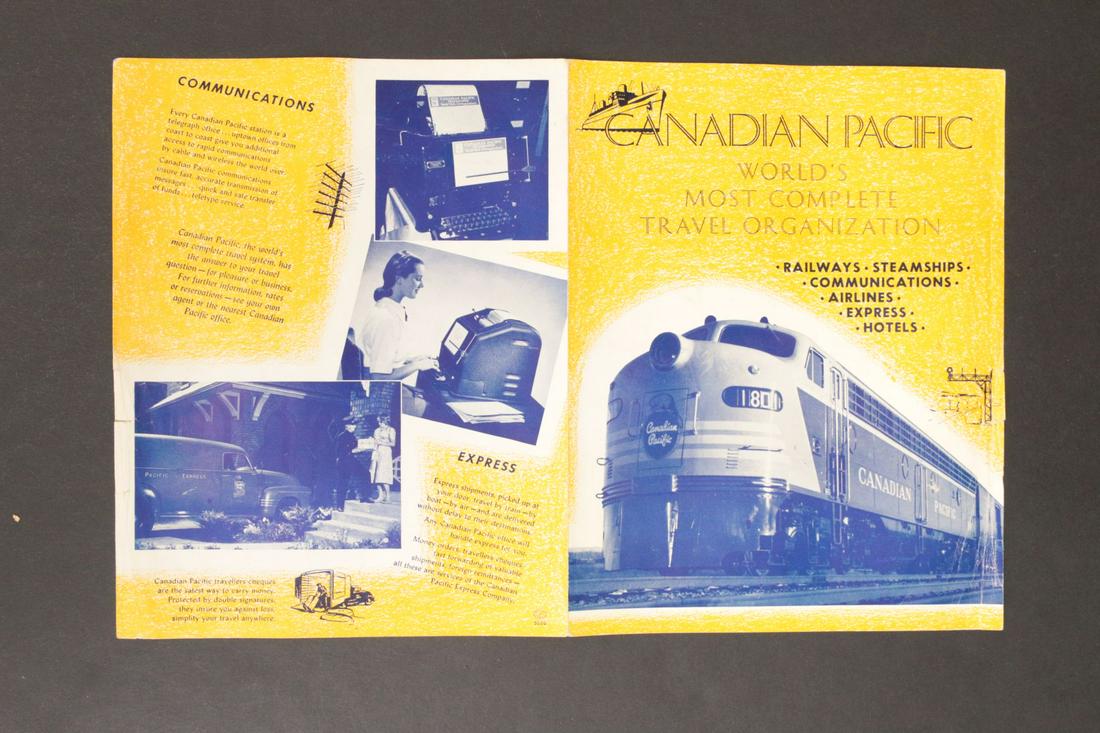 1915 CANADIAN PACIFIC RAILWAY ADVERTISING EPHEMERA (1 of 20)