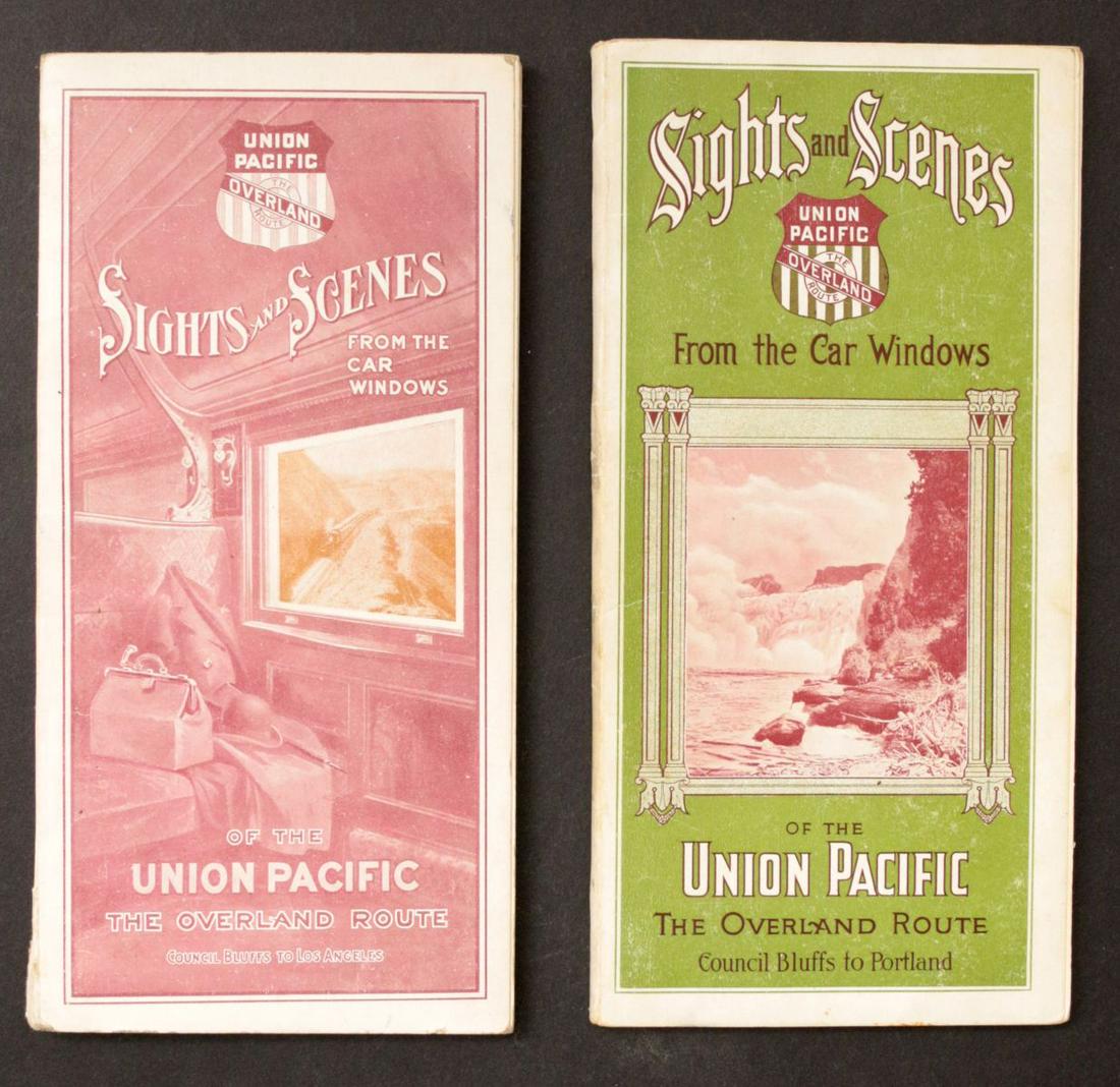FIVE GOOD EARLY 1900s UNION PACIFIC PROMO BOOKLETS (1 of 7)