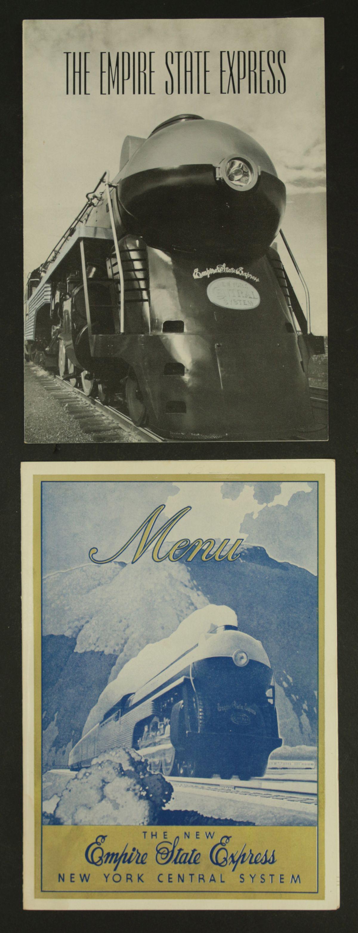 NYC EMPIRE STATE MENUS, BROCHURES, ETC. (1 of 20)