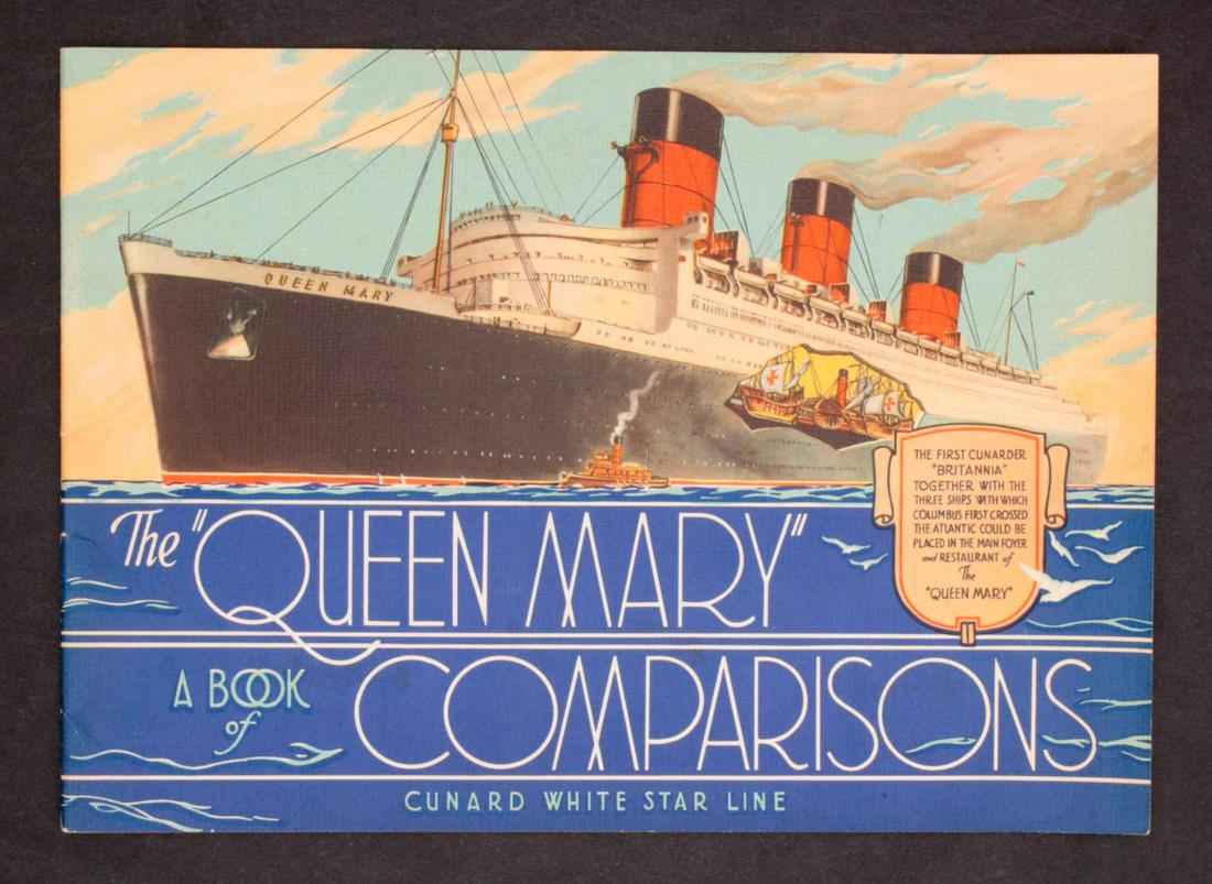 A LOT OF 1930s STEAMSHIP TRAVEL PROMOTIONAL BOOKS (1 of 8)