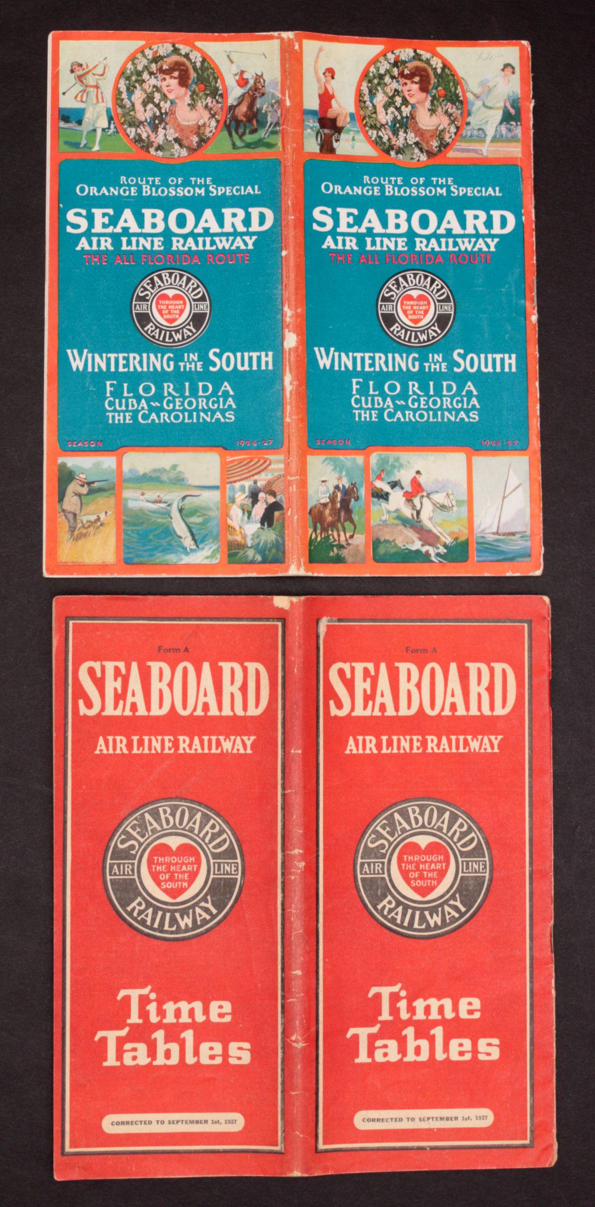 SEABOARD AIR LINE RAILWAY EPHEMERA (21 PIECES) (1 of 18)