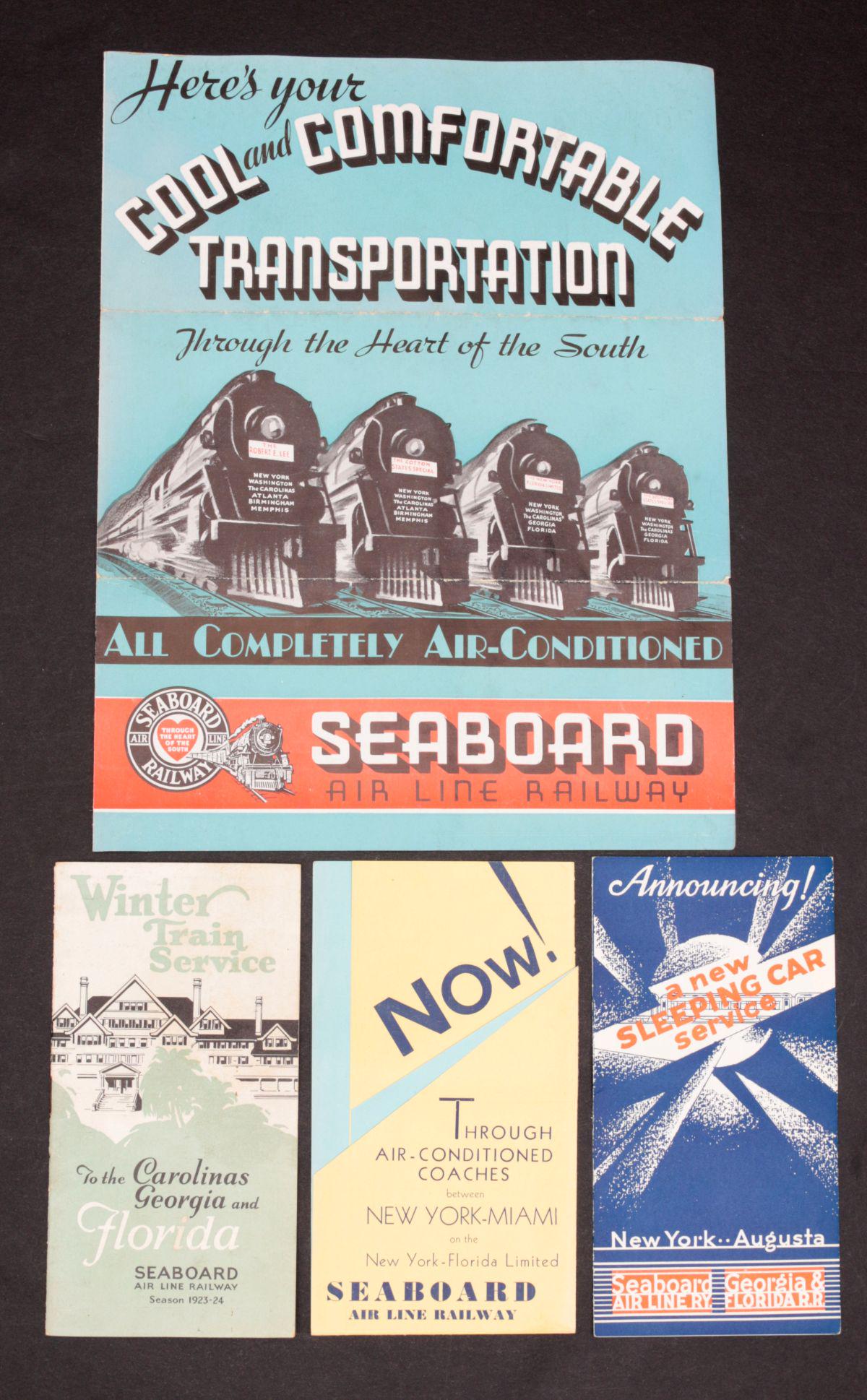 A 27-PC COLLECTION OF SEABOARD AIR LINE EPHEMERA (1 of 20)