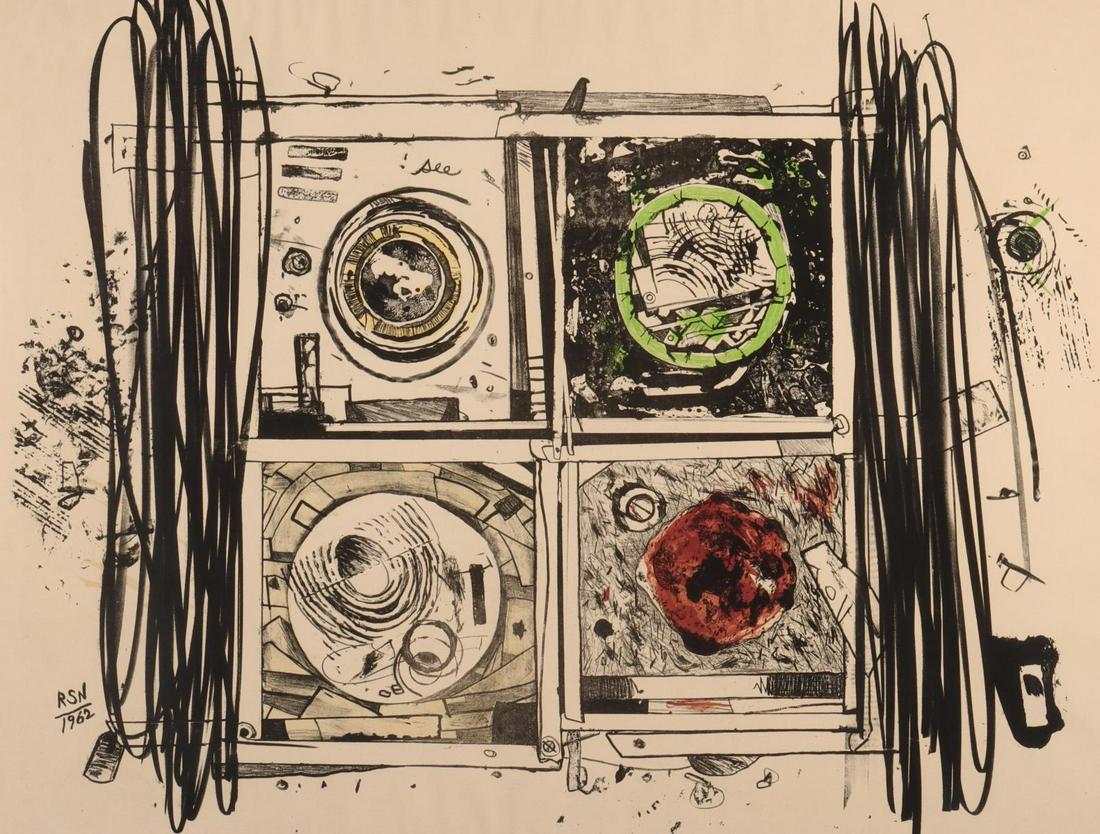 ROBERT NEWMAN (1926-2015) PENCIL SIGNED LITHOGRAPH (1 of 10)