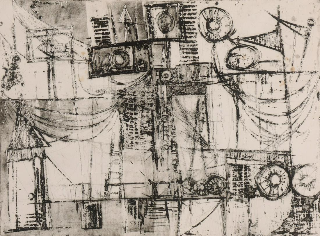 CARMEN ROBB (1937-2007) PENCIL SIGNED ETCHING (1 of 13)