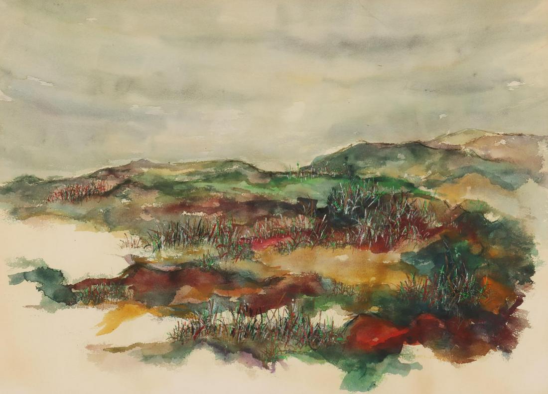 JOHN THORNS (1926-2014) WATERCOLOR ON PAPER (1 of 11)