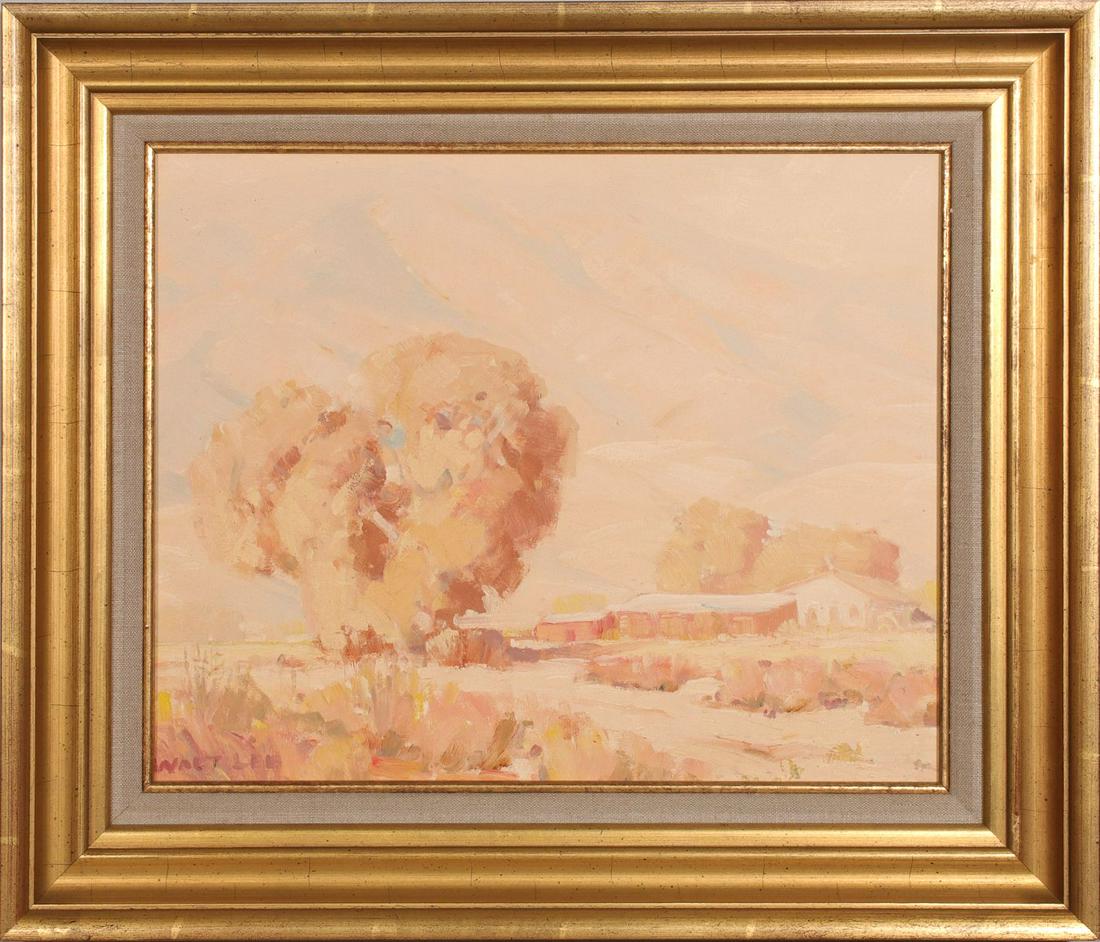 WALT LEE (1888-1980) OIL ON ARTIST'S BOARD (1 of 11)