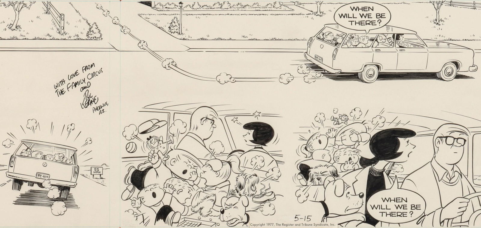 BIL KEANE (1922 - 2011) FAMILY CIRCUS ILLUSTRATION (1 of 10)