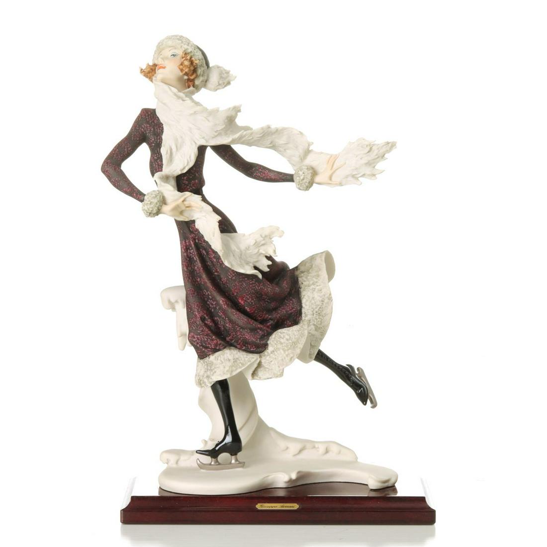 GIUSEPPE ARMANI 'SKATING GIRL' FIGURE WITH BOX (1 of 18)