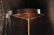 A MISSION OAK LAMP TABLE - 9