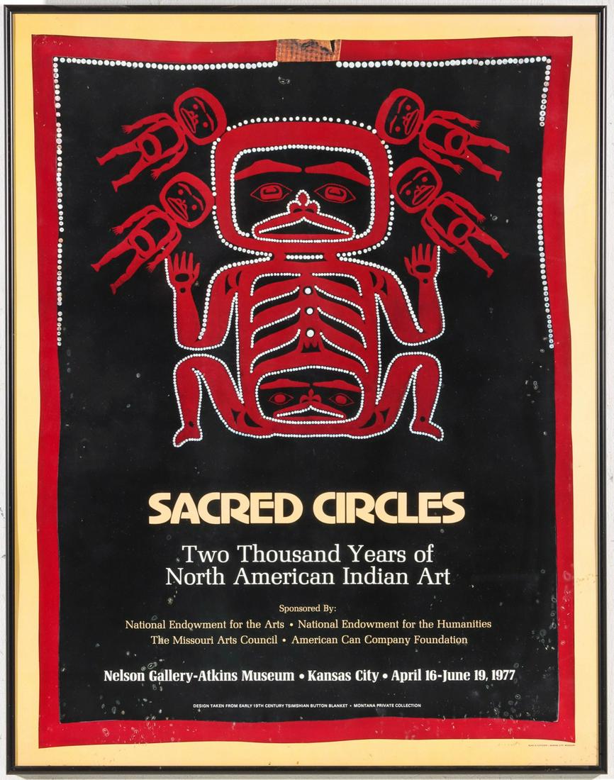 A 1977 POSTER FOR THE SACRED CIRCLES EXHIBITION (1 of 9)