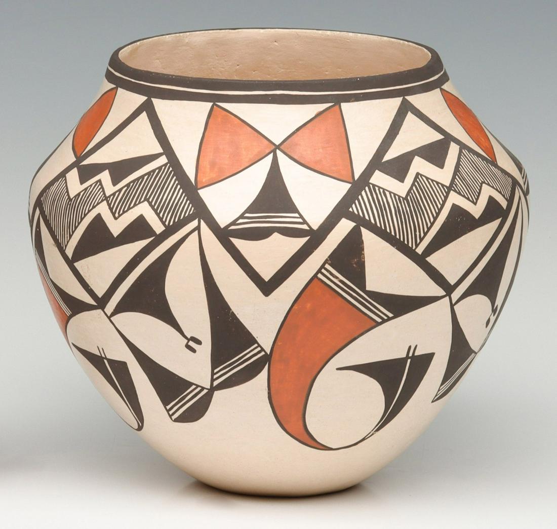 LUCY LEWIS (1890s-1992) ACOMA POTTERY JAR (1 of 9)
