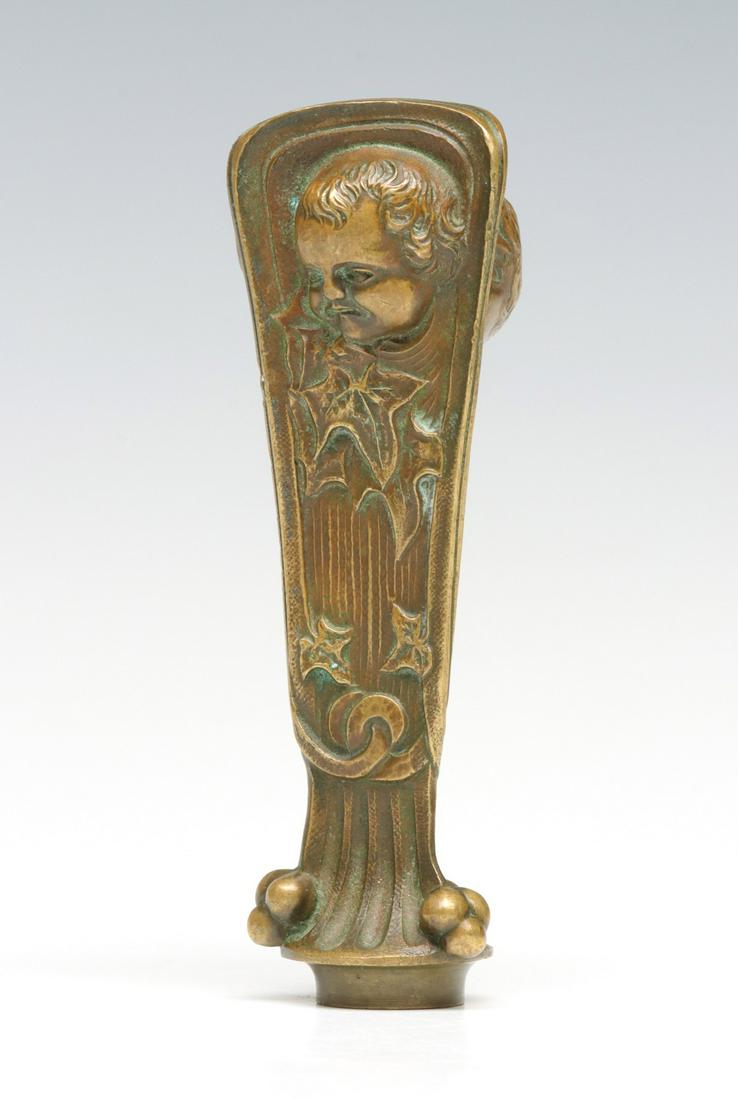 HEAVY BRASS EDWARDIAN WAX SEAL WITH FIGURES C. 1900: With Gibson Girl, husband and child. Measures 4.25 inches long. Be aware that internet sales tax applies to all Internet transactions and local sales tax may apply to local pick-up transactions. For 1