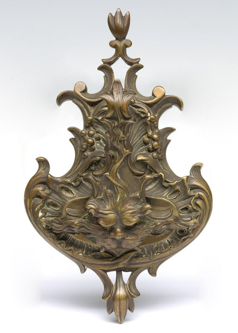 HIGH QUALITY CAST BRASS LETTER CLIP 1880-1910, PARIS (1 of 16)